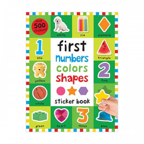 First 100 Sticker Book : First Numbers, Colors, Shapes (Paperback)
