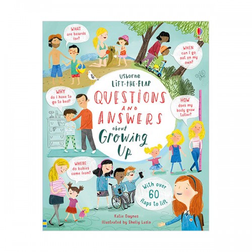 Lift-the-Flap Questions & Answers about Growing Up (Board book, 영국판)