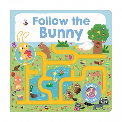Maze Book : Follow the Bunny (Board book)
