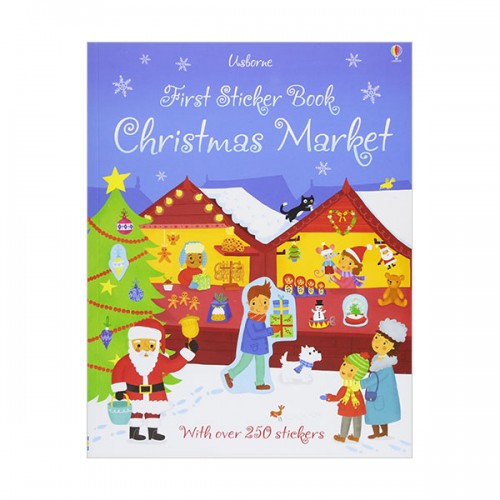 ★어스본★First Sticker Book Christmas Market (Paperback, 영국판)