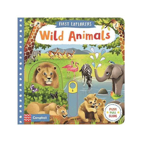 First Explorers : Wild Animals (Board book, 영국판)