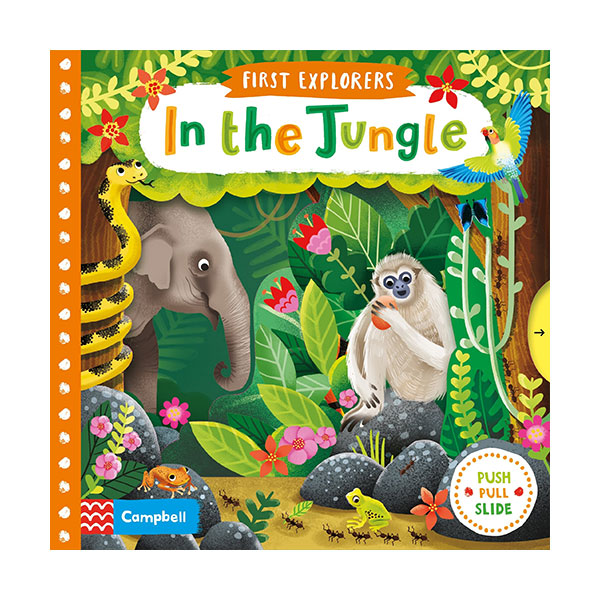  First Explorers : In the Jungle (Board book, UK)