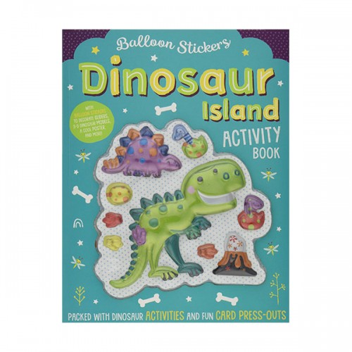 Balloon Sticker Activity Books - Dinosaur Island (Paperback, 영국판)
