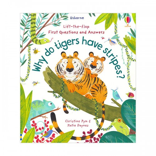 ★어스본★Lift-the-flap First Questions and Answers : Why Do Tigers Have Stripes? (Board book, 영국판)