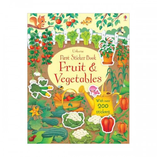 First Sticker Book Fruit and Vegetables (Paperback, 영국판)