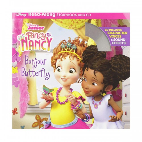 Disney Read-Along Storybook : Fancy Nancy : Bonjour Butterfly (Paperback & CD)