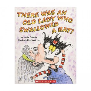  There Was an Old Lady Who Swallowed a Bat! (Paperback+CD)