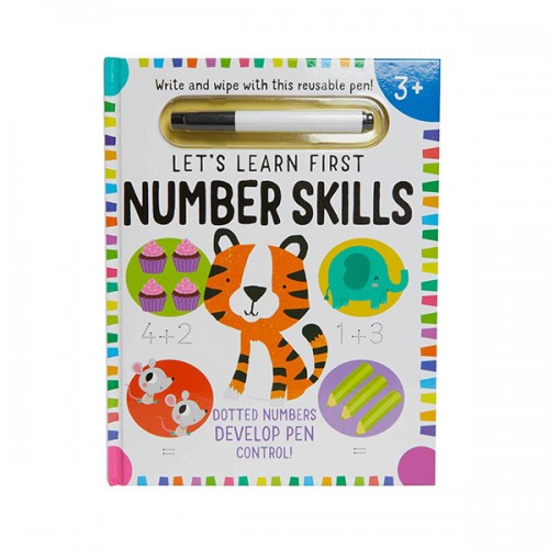 Write and Wipe : Let's Learn : First Number Skills (Hardcover)