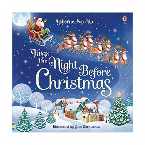★어스본★Usborne Pop-Up : Twas The Night Before Christmas (Board book, 영국판)