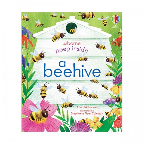 Usborne Peep Inside : a Beehive (Board book, 영국판)