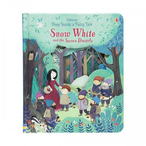 ★어스본★Peep Inside a Fairy Tale : Snow White and the Seven Dwarfs (Board book, 영국판)