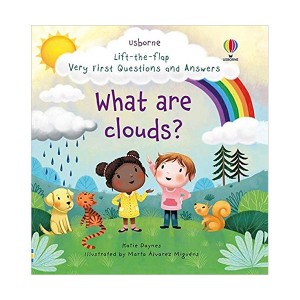 ★어스본★First Lift-the-Flap Questions & Answers : What are Clouds? (Board book, 영국판)