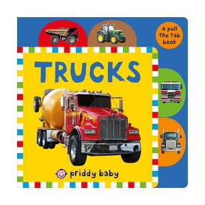 Pull the Tab : Trucks (Board book)