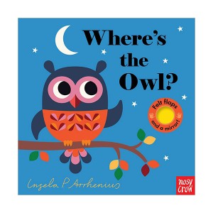 Where's the Owl? : Felt Flap Book (Board book)