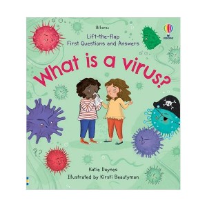★어스본★Lift-the-flap First Questions and Answers : What is a Virus? (Board book, 영국판)