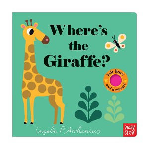Where's the Giraffe? : Felt Flap Book (Board book, 미국판)