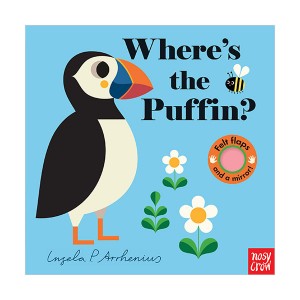 Where's the Puffin? : Felt Flap Book (Board book, 미국판)