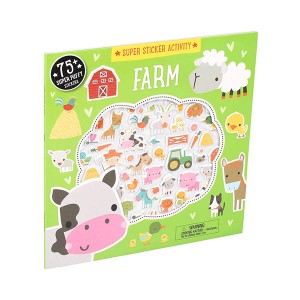 Super Sticker Activity : Farm (Paperback)