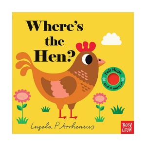 Where's the Hen? : Felt Flap Book (Board book, 미국판)