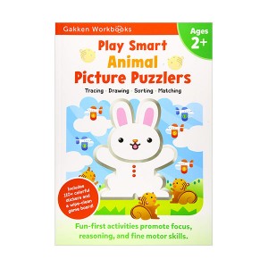 Play Smart Animal Picture Puzzlers Age 2+ with Stickers (Paperback)