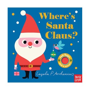 Where's Santa Claus? : Felt Flap Book (Board book, 미국판)
