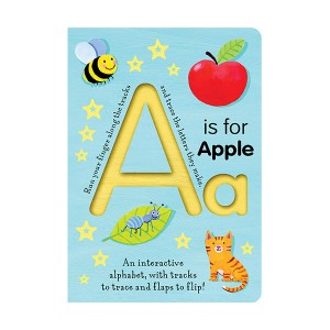 Smart Kids Trace-And-Flip : A is for Apple (Board book)