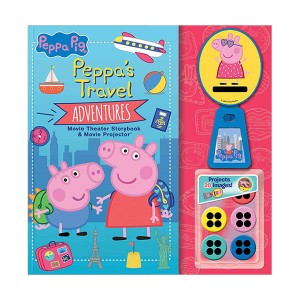 Peppa Pig : Peppa's Travel Adventures Storybook & Movie Projector (Hardcover)