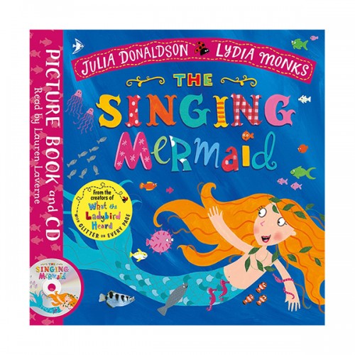 ▣언더더씨▣ Julia Donaldson : The Singing Mermaid (Book & CD, 영국판)