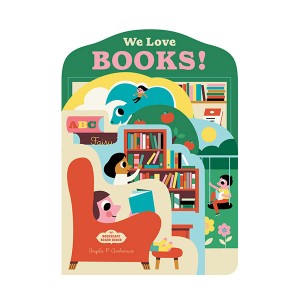 Bookscape Board Books : We Love Books! (Board book)