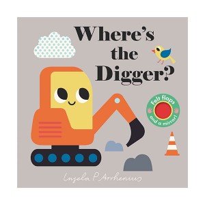 Where's the Digger? : Felt Flap Book (Board book, 미국판)