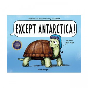 [모닝캄 2022-23] Except Antarctica : A Hilarious Animal Picture Book for Kids (Hardcover)