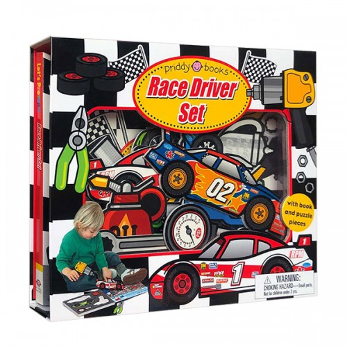 Let's Pretend : Race Driver Set (Board book)