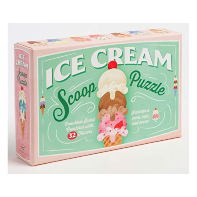 Ice Cream Scoop Puzzle : Countless Sweet Creations With 32 Flavors