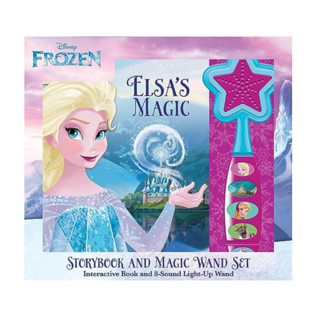 Disney Frozen: Elsa's Magic Storybook and Magic Wand Sound Book Set