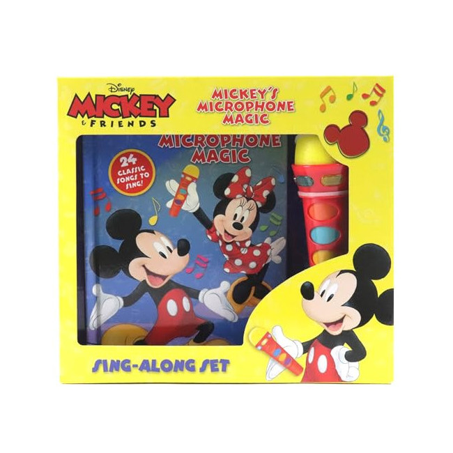 Disney Mickey & Friends: Mickey's Microphone Magic Sing-Along Sound Book Set