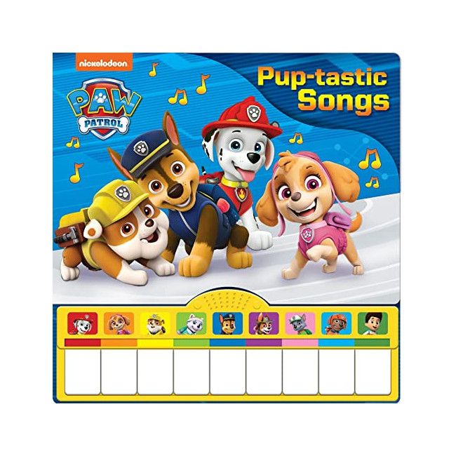 PAW Patrol - Pup-tastic Songs Piano Songbook with Built-In Keyboard