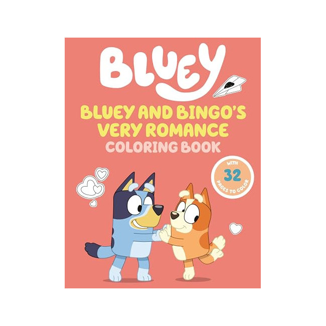 Bluey and Bingo's Very Romance Coloring Book