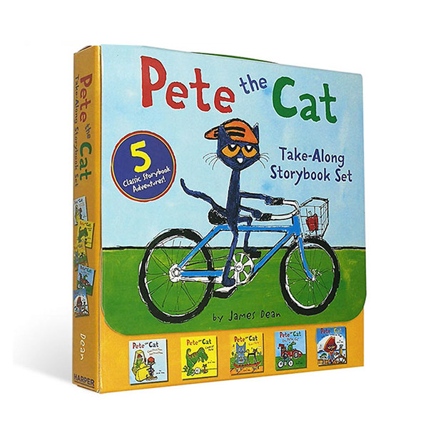 Pete the Cat : Take-Along Storybook Set : 픽쳐리더스 5종 Box (Paperback)(CD없음)