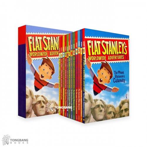 Flat Stanley's Worldwide Adventures #01-15 챕터북 세트 (Paperback, 15종)(CD미포함)