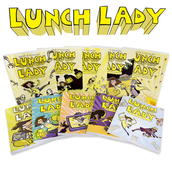 Lunch Lady 코믹스 1-10 세트 (Paperback)(CD없음)