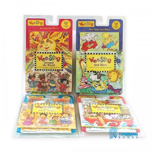 Wee Sing 시리즈 Book & CD 4종 B 세트 (Paperback, Book & CD)