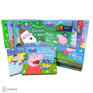 Peppa Pig 보드북 18종 A 세트 (Board book) (CD 미포함)