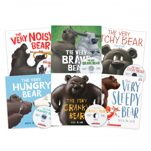 The Very Bear 픽쳐북 & CD 6종 세트 (Paperback+CD, StoryPlus QR코드)