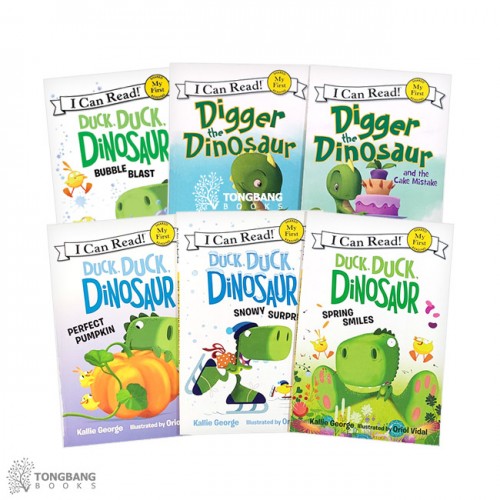 I Can Read My First단계 Dinosaur 리더스북 6종 세트 (Paperback) (CD미포함)