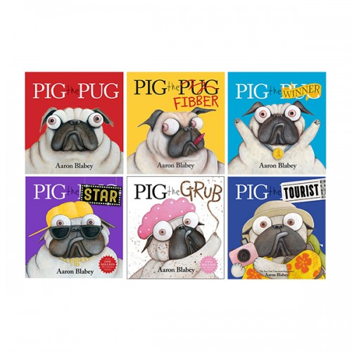 Pig the Pug 픽쳐북 & CD 6종 세트 (Paperback & CD)(QR음원)