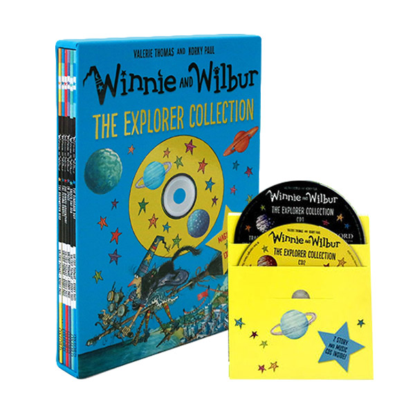 [★Listent&Read]Winnie and Wilbur : The Explorer Collection (Paperback 6종 + CD 2장, 영국판)