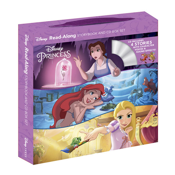 Disney Princess Read-Along Storybook and CD 4종 Box Set (Paperback+CD )