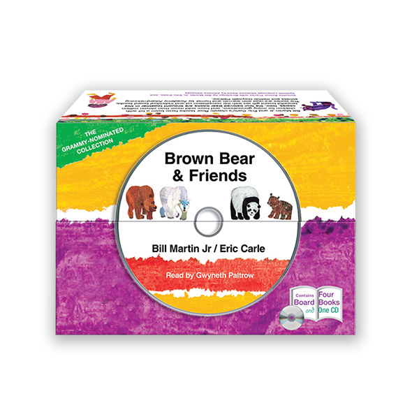  Brown Bear & Friends 4종 보드북 & CD Box Set 