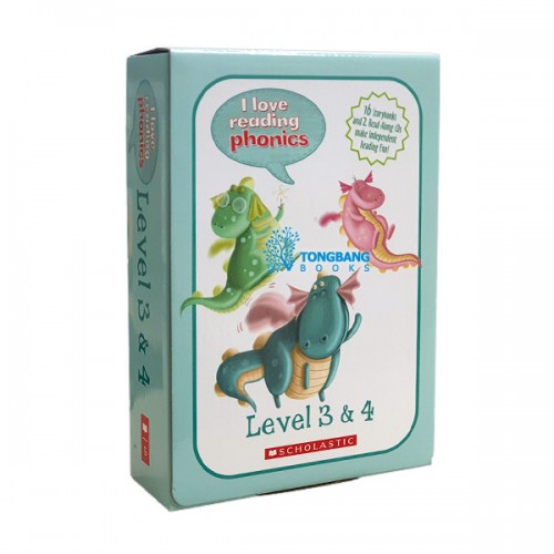 I love Reading Phonics Level 3 & 4 Box Set (Paperback, 16종, Book & CD)