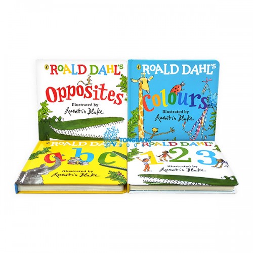 Roald Dahl 작가 플랩 보드북 4종 세트 (영국판)(CD없음)